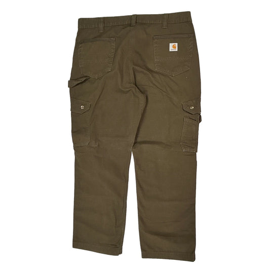Carhartt Cargo Trousers - 37W 30L Brown Cotton