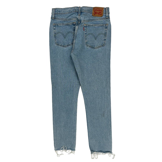 501 Levis Jeans - 30W 27L Light Wash Cotton
