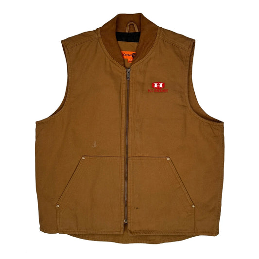 Corner Stone Gilet - XL Brown Cotton