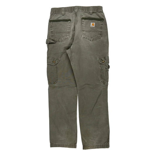 Carhartt Cargo Trousers - 32W 32L Grey Cotton
