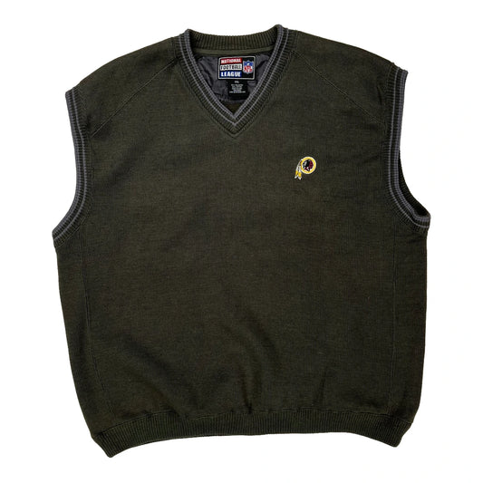 Washington Redskins Nfl Sweater Vest - 2XL Green Polyester Blend