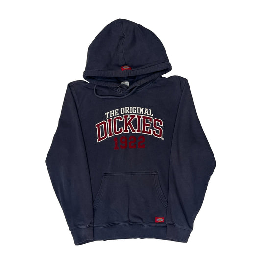Vintage Dickies Hoodie - Large Navy Cotton Blend