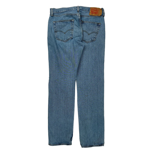 501 Levis Jeans - 33W 34L Blue Denim