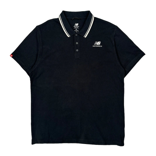 New Balance Polo Shirt - XL Black Cotton
