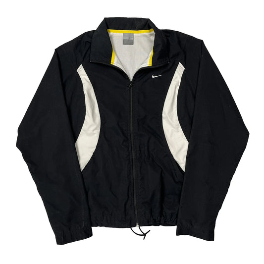 Nike Windbreaker - Large Black Polyester