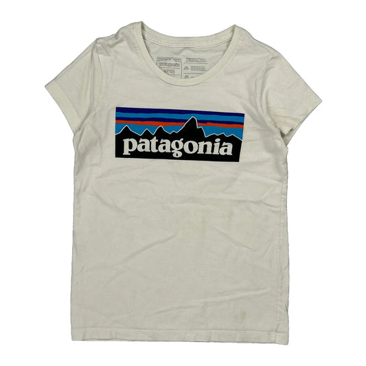 Age 10 Patagonia T-Shirt - Medium White Cotton