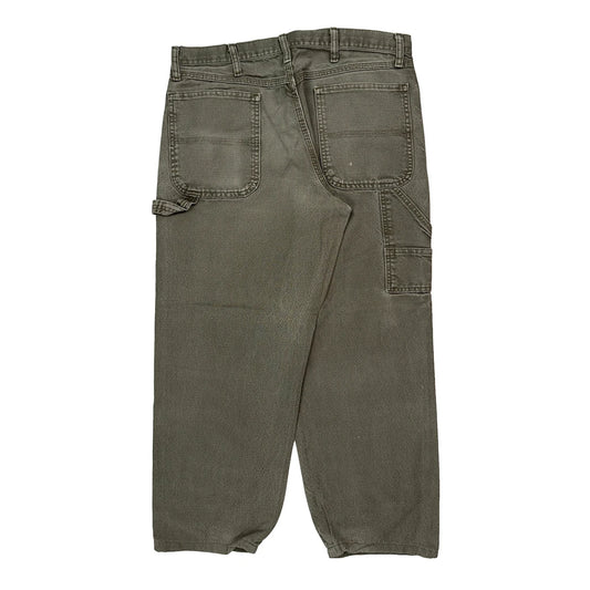 Unbranded Carpenter Trousers - 34W 28L Grey Cotton