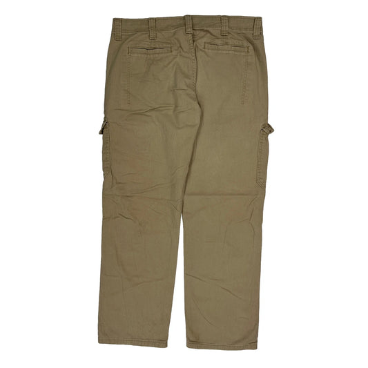Wrangler Cargo Trousers - 34W 30L Beige Cotton