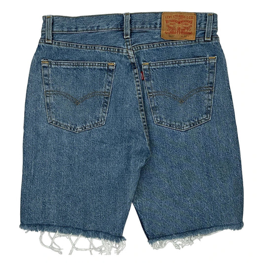 Vintage 505 Levis Denim Shorts - 32W 9L Blue Denim