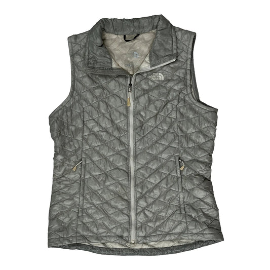 The North Face Gilet - Large Grey Nylon