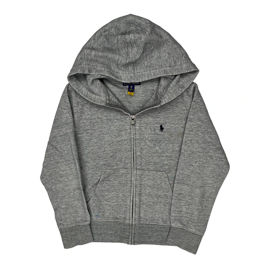 Age 8 Polo By Ralph Lauren Hoodie - Small Grey Cotton Blend
