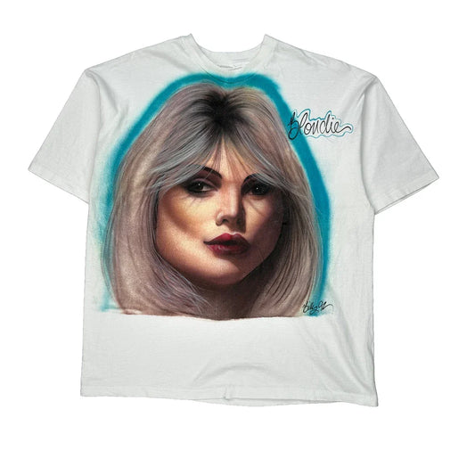 Vintage Hanes Graphic T-Shirt - XL White Cotton