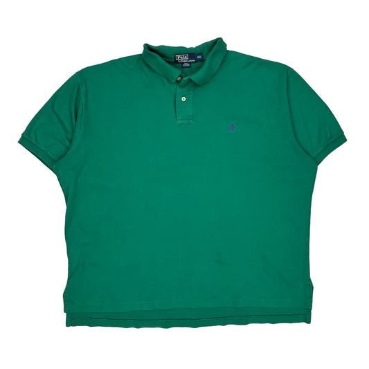 Polo By Ralph Lauren Polo Shirt - 2XL Green Cotton