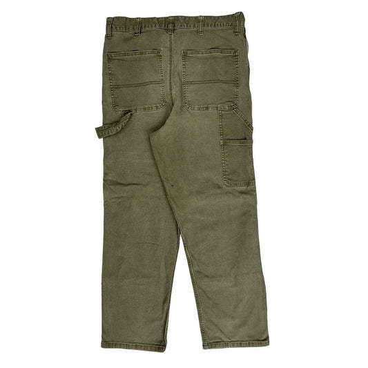 Unbranded Cargo Trousers - 29W 26L Khaki Cotton