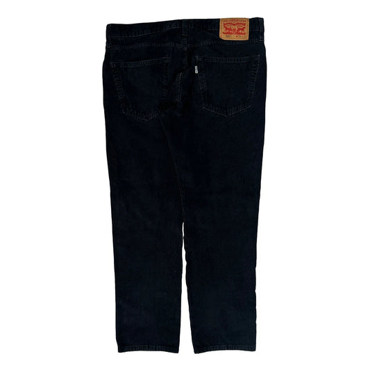 Vintage Levis Cord Trousers - 34W 30L Black Corduroy