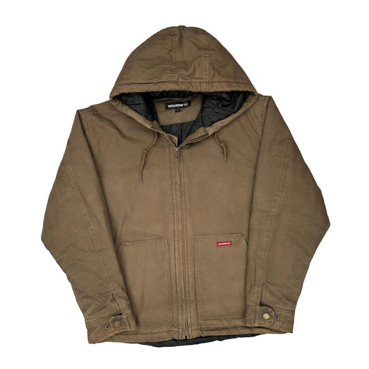 Wolverine Oversized Jacket - Large Brown Polyester