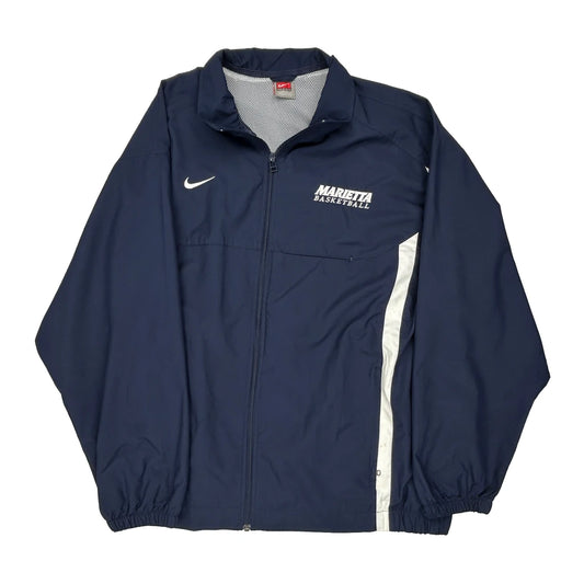 Marietta Basketball Nike Track Jacket - Large Navy Polyester