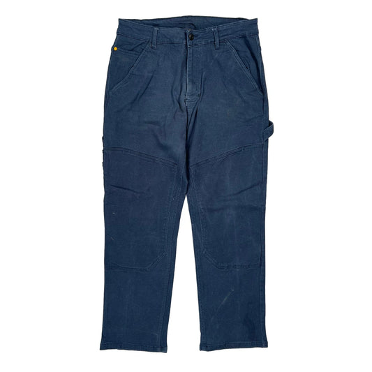 Cat Carpenter Trousers - 34W 30L Blue Cotton