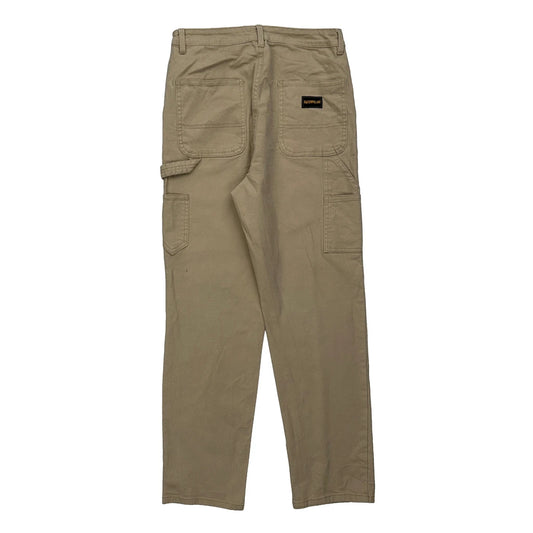 Cat Work Carpenter Trousers - 29W 29L Beige Cotton