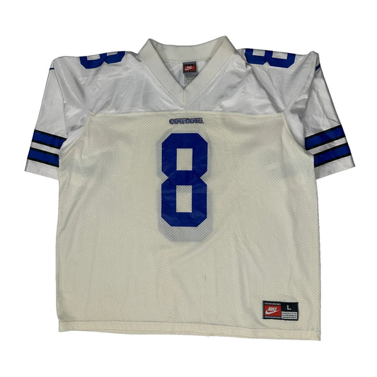 Dallas Cowboys Nike Nfl Jersey - Large White Mesh