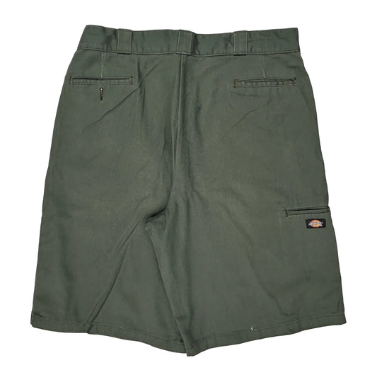 Dickies Chino Shorts - 38W 9L Green Cotton Blend