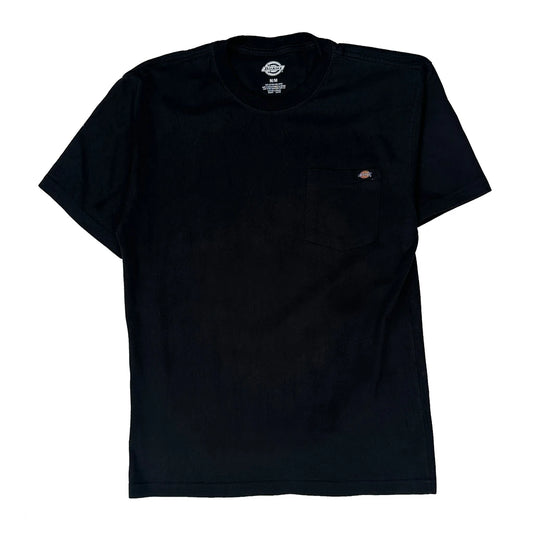 Vintage Dickies T-Shirt - Medium Black Cotton