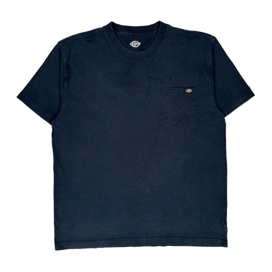 Vintage Dickies T-Shirt - XL Navy Cotton