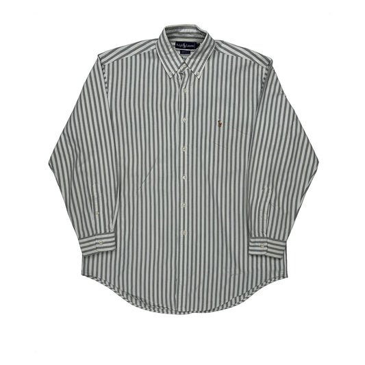 Ralph Lauren Shirt - Large Grey Cotton