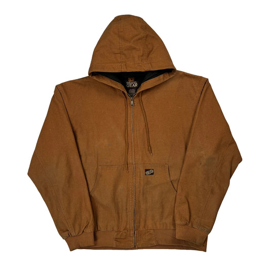 Gravel Gear Workwear Jacket - Large Brown Cotton