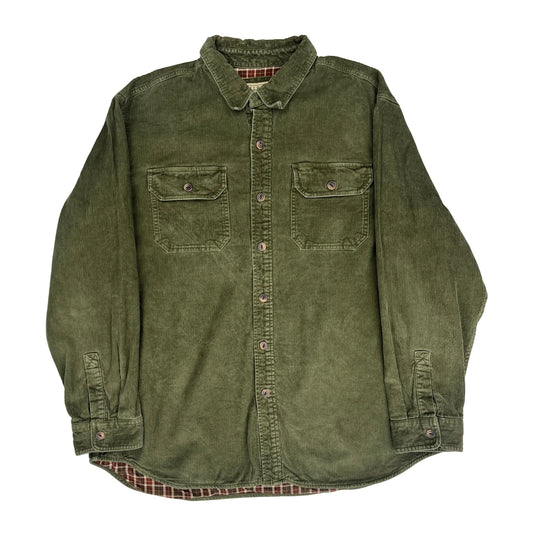 Vintage L.L.Bean Cord Jacket - XL Green Cotton