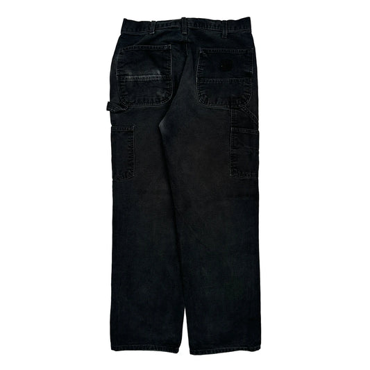 Carhartt Carpenter Trousers - 32W 31L Black Cotton