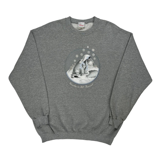 Eeyore Graphic Disney Graphic Sweatshirt - XL Grey Cotton