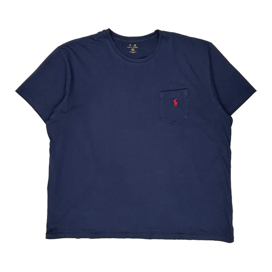 Polo By Ralph Lauren T-Shirt - 2XL Blue Cotton