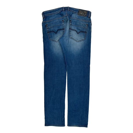 Vintage Diesel Slim Jeans - 35W 32L Blue Cotton