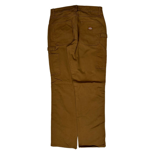 Vintage Dickies Carpenter Trousers - 30W 32L Brown Cotton Blend