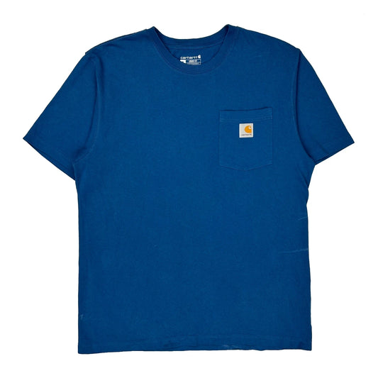 Carhartt T-Shirt - Medium Blue Cotton