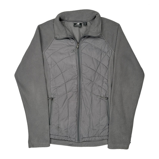 New Balance Fleece Jacket - Medium Grey Polyester