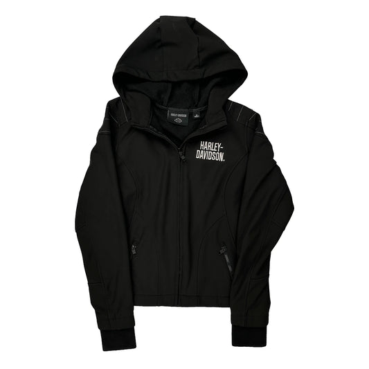 Vintage Harley Davidson Jacket - XS Black Polyester