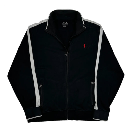 Polo By Ralph Lauren Track Jacket - XL Black Cotton