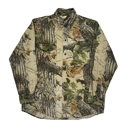 Red Head Camo Shirt - XL Khaki Cotton