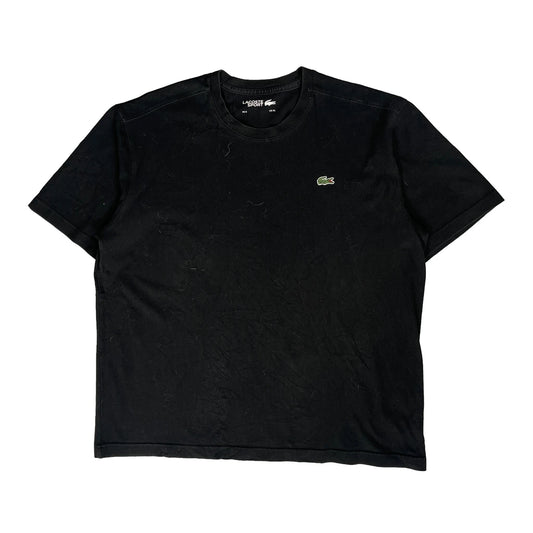 Lacoste T-Shirt - XL Black Cotton