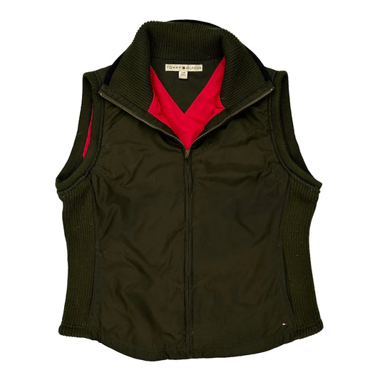 Tommy Hilfiger Gilet - Large Khaki Polyester