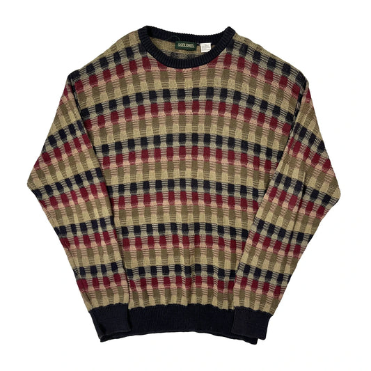 Saddlebred Checked Jumper - XL Multicoloured Cotton