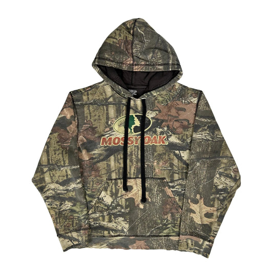 Mossy Oak Camo Hoodie - Medium Camo Cotton Blend