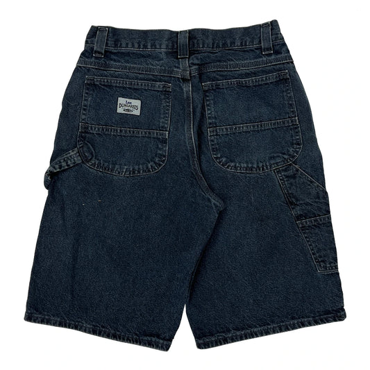 Lee Carpenter Shorts - 27W 11L Dark Wash Denim