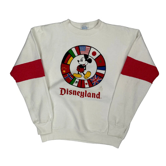 Disney Graphic Sweatshirt - XL Red Cotton