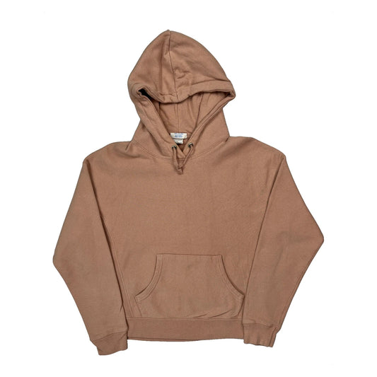Reverse Weave Champion Hoodie - Medium Brown Cotton Blend