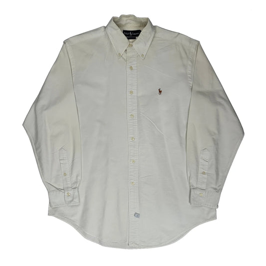 Ralph Lauren Shirt - Large Cream Cotton