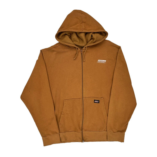 Dickies Hoodie - XL Brown Cotton Blend