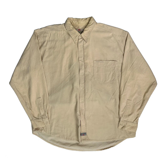 Levis Cord Shirt - Large Beige Cotton
